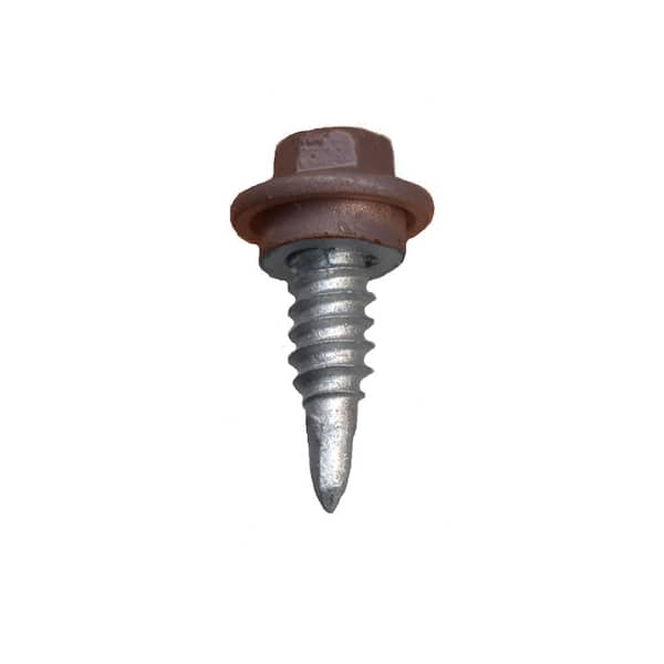 Metal Sales MS 3/4 in. #12 Brown Metal Stitch Screw