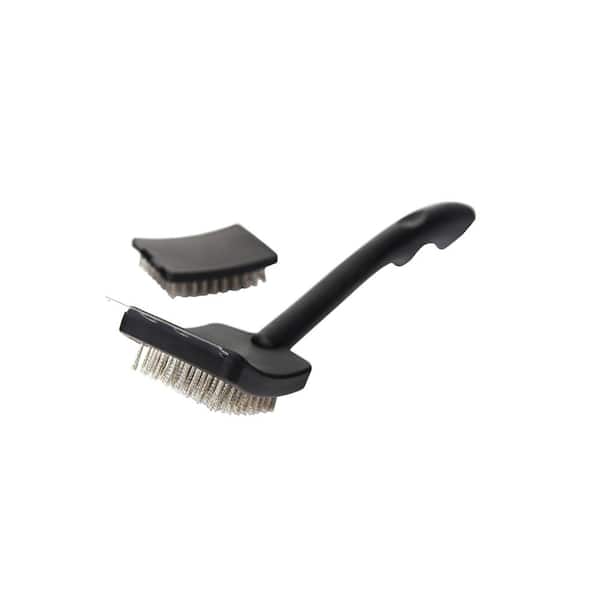 GrillPro Stainless Steel Bristle Grill Brush with Replaceable Head