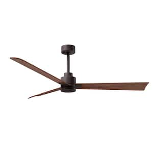 Alessandra 56 in. 6 fan speeds Ceiling Fan in Bronze with Remote Control Included