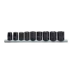 3/8 in. Drive Standard Metric 6-Point Impact Socket Set (9-Piece)