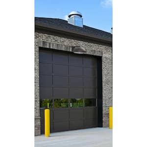 Outdoor Commercial Area 1-Light Bronze 4000K ENERGY STAR LED Outdoor Wall Mount Sconce with Built-in Photocell Sensor