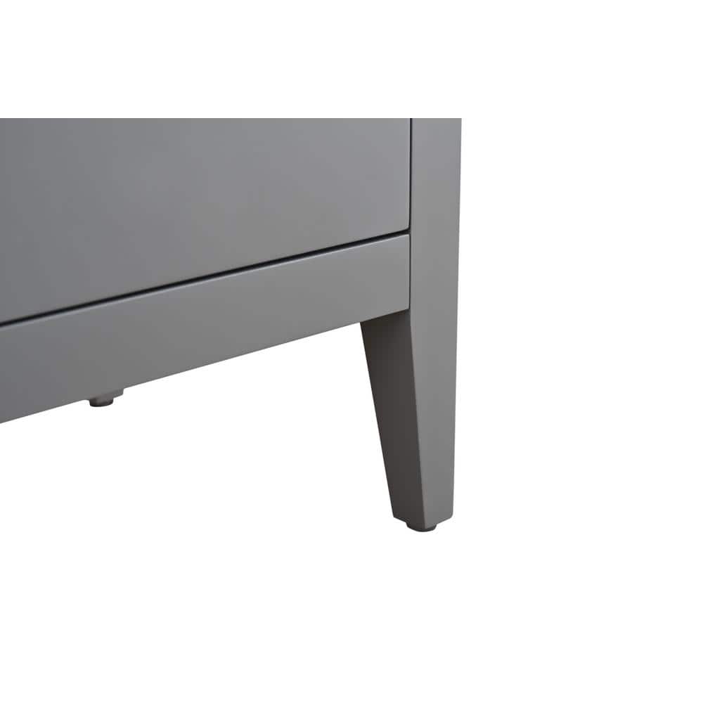 72'' Cashmere Gray Double Bathroom Vanity with Marble Top