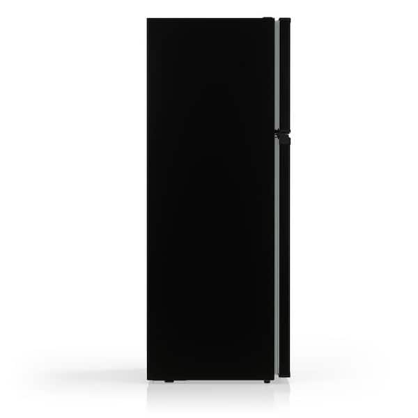 TCL 4.7 cu. ft. 2-Door Mini Refrigerator in Black with Top Freezer