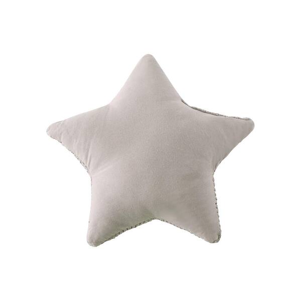 grey star pillow