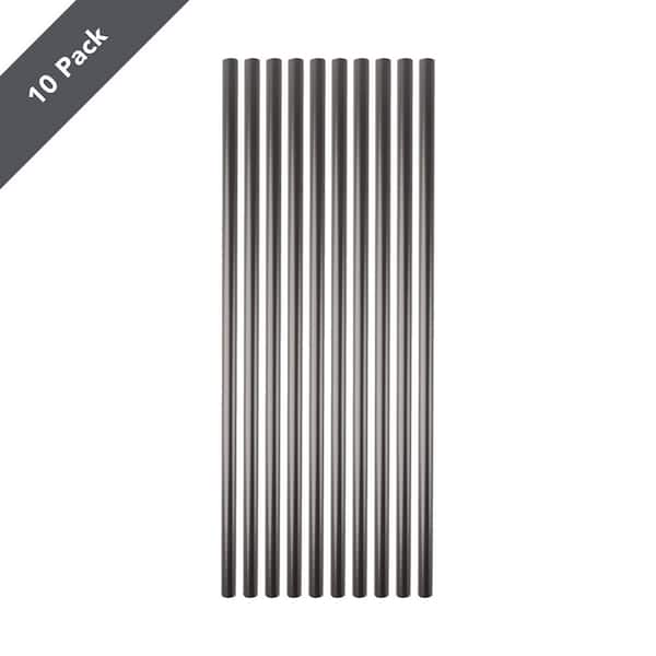 Deckorators 26 in. x .75 in. Bronze Aluminum Round Classic Baluster (10-Pack)