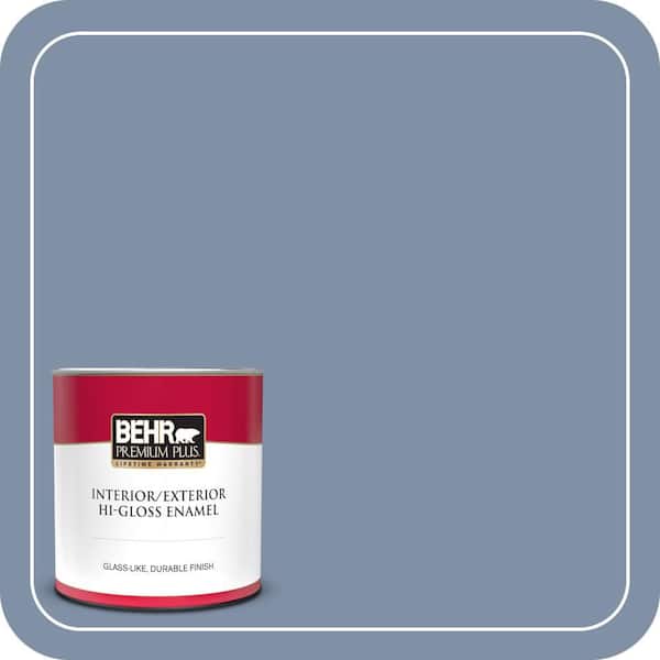 BEHR PREMIUM PLUS 1 qt. #MQ5-16 Montage Hi-Gloss Enamel Interior/Exterior Paint & Primer
