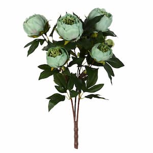 23 in. Green Artificial Peony individual Flower Stem