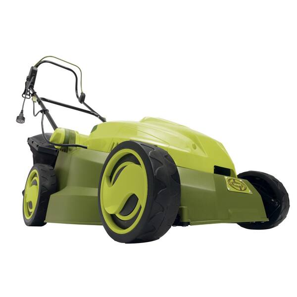 Sun Joe 15 In. 12 Amp Corded Electric Walk Behind Push Mower With 