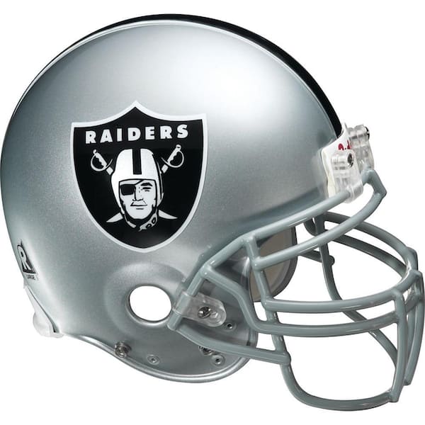 Fathead 57 in. x 51 in. Oakland Raiders Helmet Wall Decal
