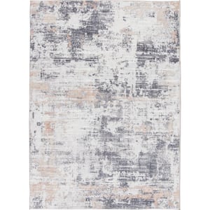 Bazaar Audria Multi 7 ft. x 9 ft. Painterly Polyester Area Rug