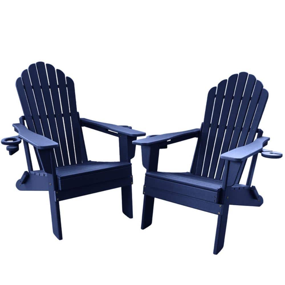 2PCS Upgraded Folding All-Weather HDPE Adirondack Chair with Dual Cup Holders and Phone Slot price history on PriceWatchPro