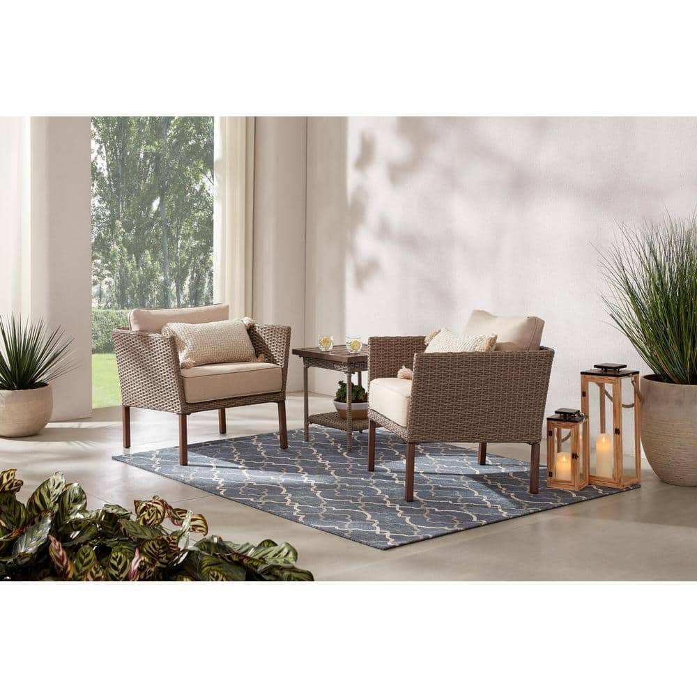 Neutral Boho Patio Furniture and Decor from  - Red Soles and