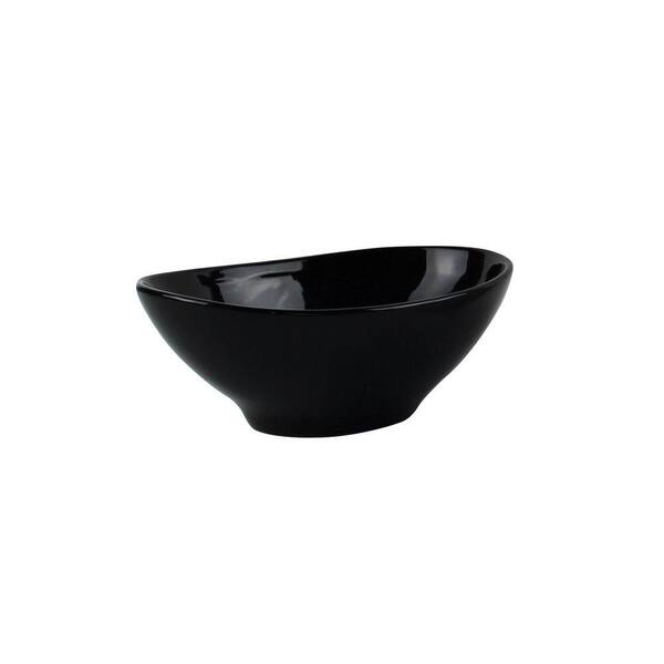 Syndicate 9-1/2 in. Ceramic Catalina Bowl in Black