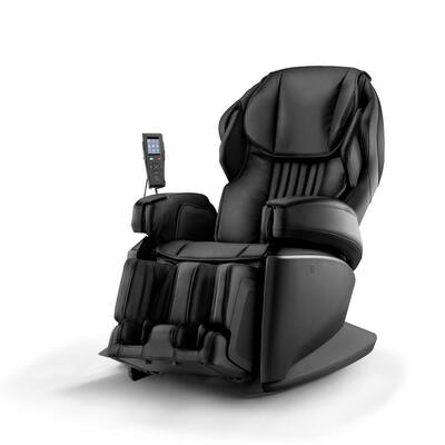 Synca - Black/Modern Synthetic Leather Premium 4D Massage Chair