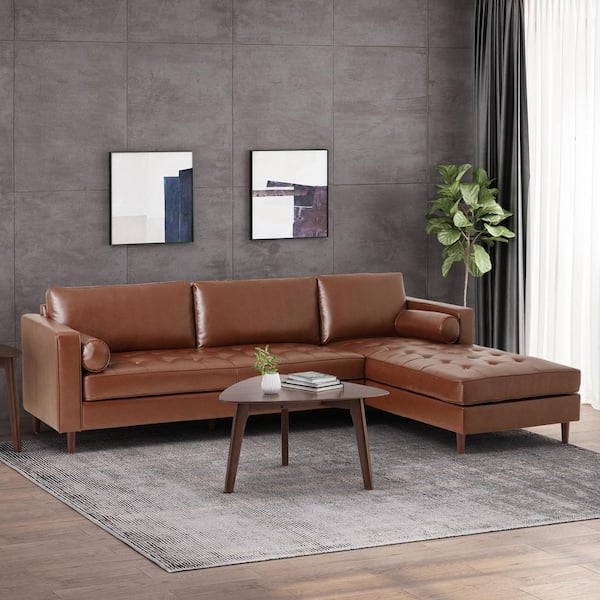 Modern Leather Sectional Sofa With Chaise | Cabinets Matttroy