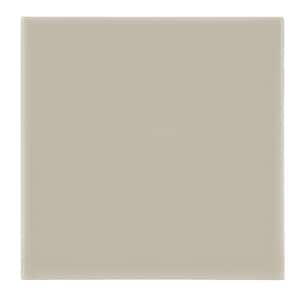Restore Natural Gray Glossy 6 in. x 6 in. Glazed Ceramic Wall Tile (12.5 sq. ft. / case)