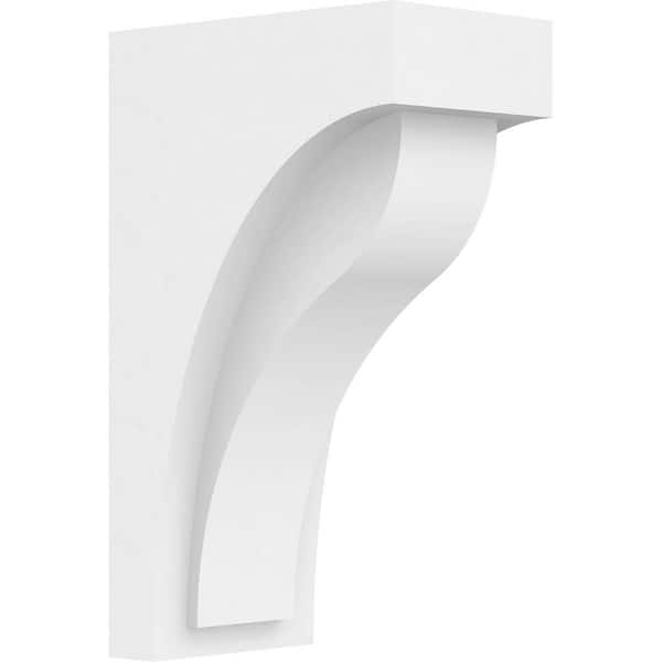Ekena Millwork 5 in. x 13-3/8 in. x 8 in. Standard Helena Unfinished Architectural Grade PVC Corbel