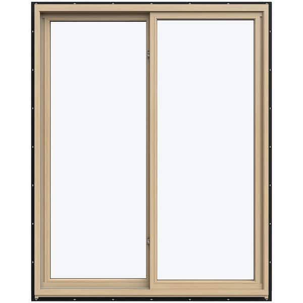47.3125 in. x 59.5625 in. W-5500 Left-Hand Sliding Wood Clad Window