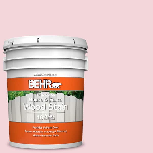 BEHR 5 gal. #P140-1 Summer Crush Solid Color House and Fence Exterior Wood Stain