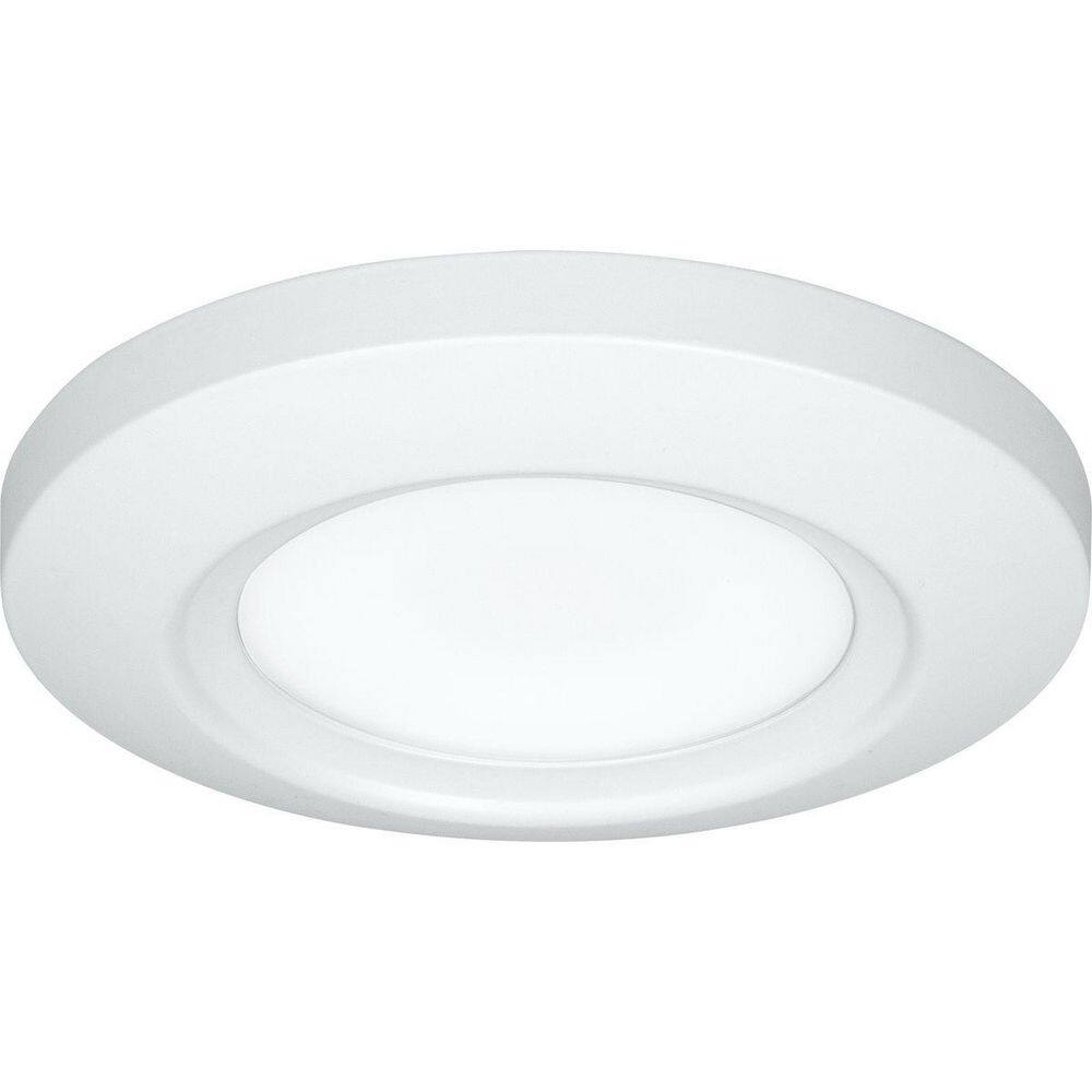 Emblem Collection 5-1/2 in. Slim-Line White Low Profile Integrated LED Surface Flush Mount price history on PriceWatchPro