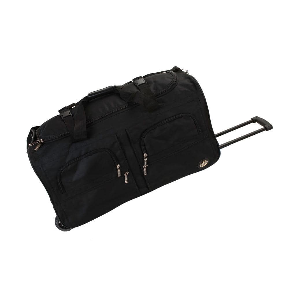 Rockland Voyage 30 in. Rolling Duffle Bag, Black