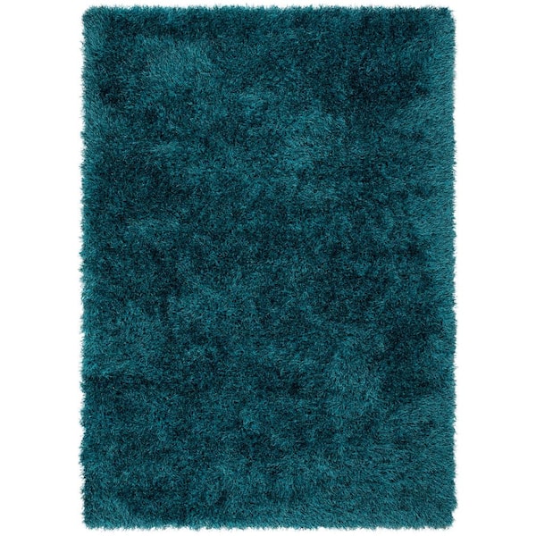 Well Woven I Chie Glam Solid, Teal Accent Rug