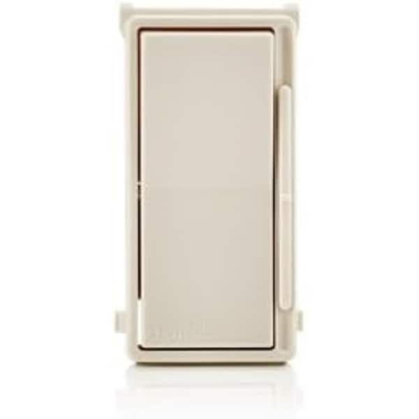 Leviton Decora Slide Dimmer Switch and Fan Speed Control Color Change Faceplate, no locator light - Light Almond DSKIT-NT