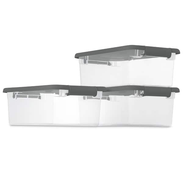 Sterilite 6 Qt. Latch Box (Set of 3)