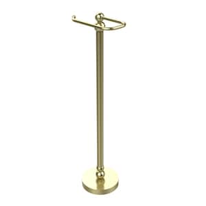 Bolero Collection Free Standing Toilet Paper Holder in Satin Brass