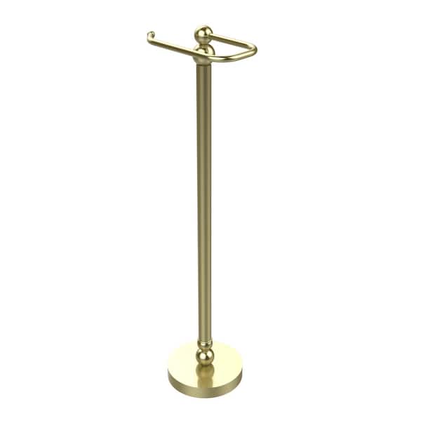 Unbranded Bolero Collection Free Standing Toilet Paper Holder in Satin Brass