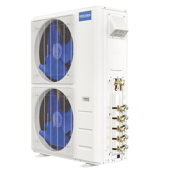 MRCOOL DIY 48,000 BTU 4-Ton 3-Zone 20.5 SEER Ductless Mini-Split AC and  Heat Pump with 24K+12K+12K u0026 25,16,50ft Lines DIYM348HPW02C32 - The Home  Depot