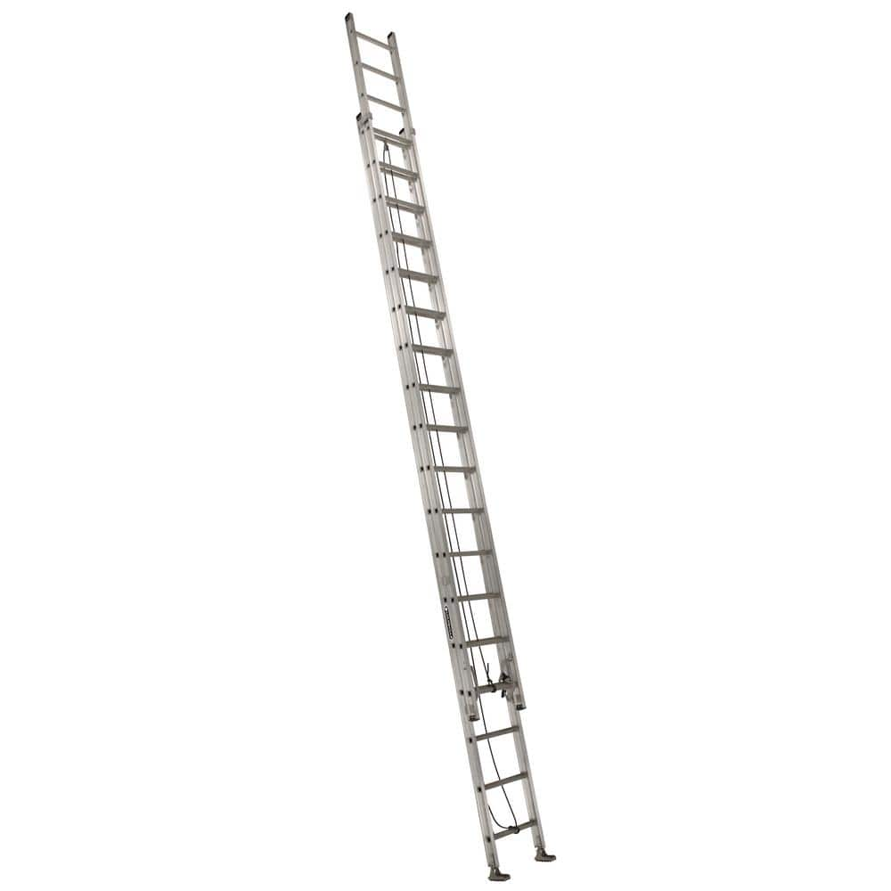 Louisville Ladder 36 Ft. Aluminum Extension Ladder With 300 Lbs. Load ...