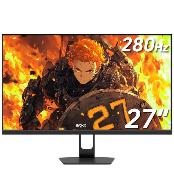 27" Fast VA Gaming Monitor 280Hz 1ms GTG 350nits 1080P Tilt 126% sRGB Adaptive Sync HDR DisplayPort 1.4/HDMI 2.0 VESA