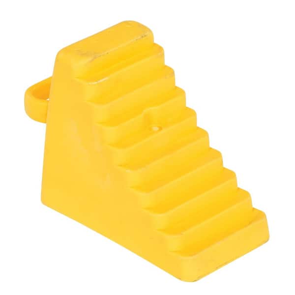 Vestil 3 lbs. Yellow Polyethylene Wheel Chock