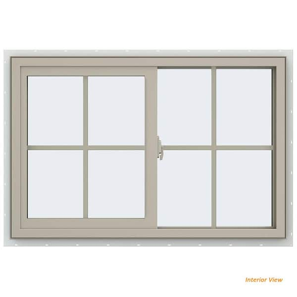 Anti Condensation Horizontal Sliding Windows 6063-T5 9A Glass