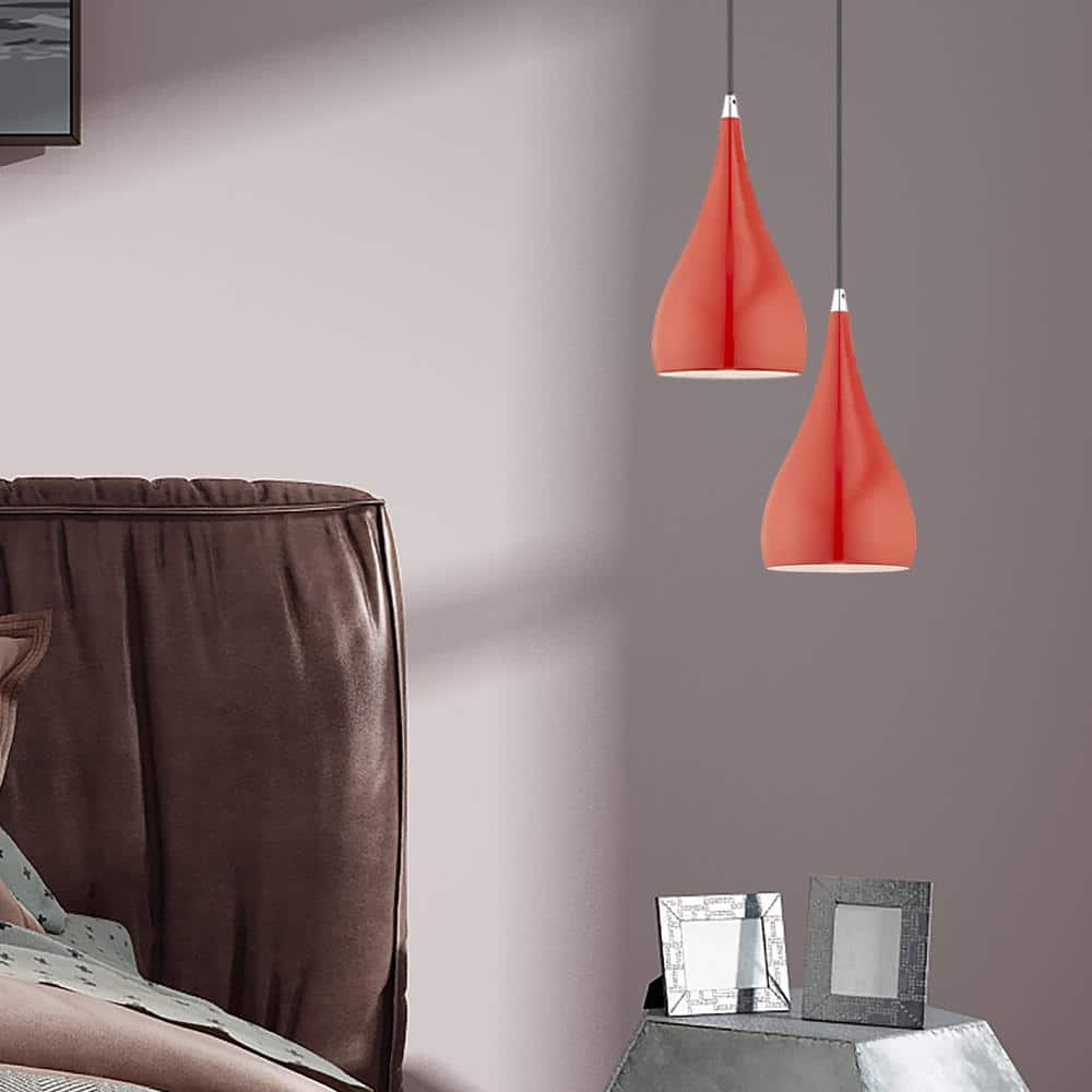 Elegant Spades Steel Pendant Light in Various Finishes