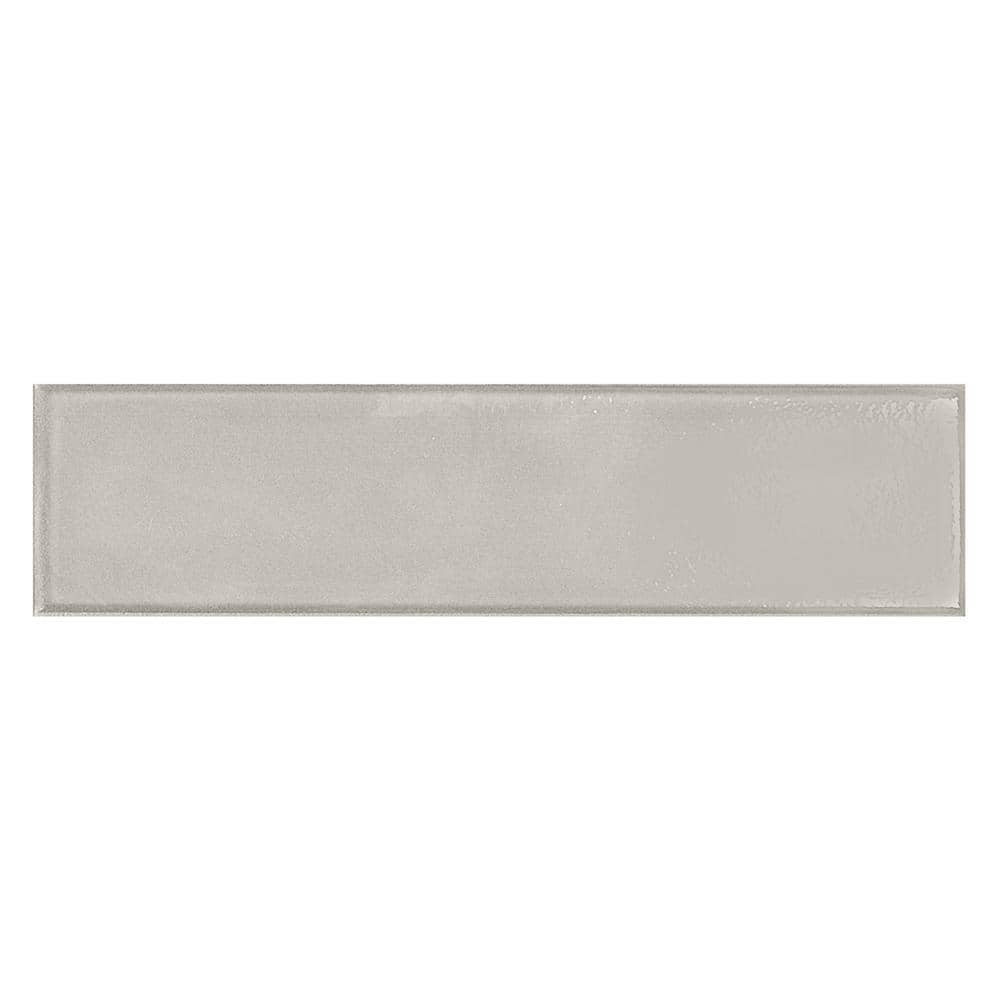 Stacy Garcia Gray Polished Porcelain Rectangular Wall Tile