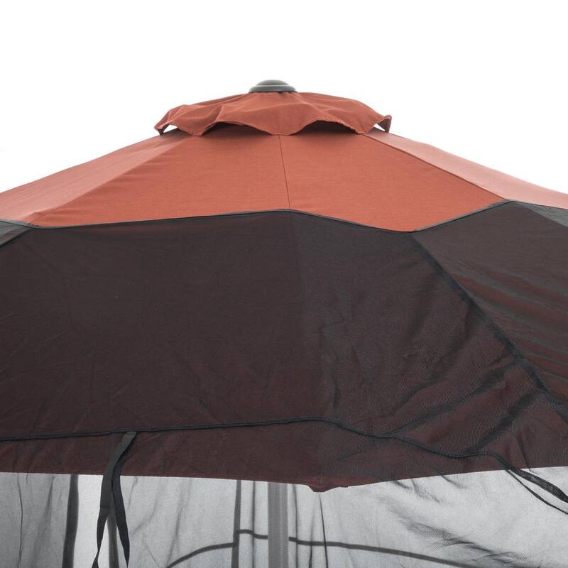 Patio Umbrella Insect Net Canopy