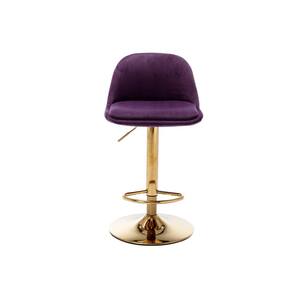 purple leather bar stools