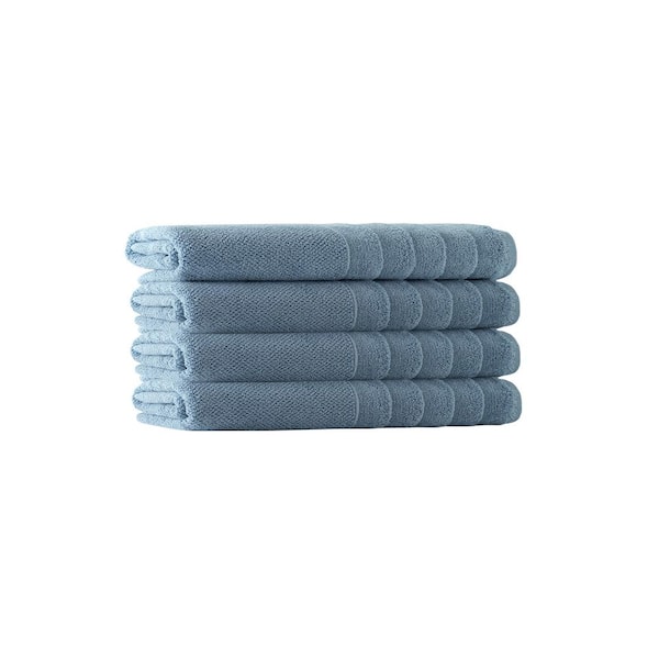 Enchante Home Veta 4-Pieces Denim Turkish Cotton Hand Towels