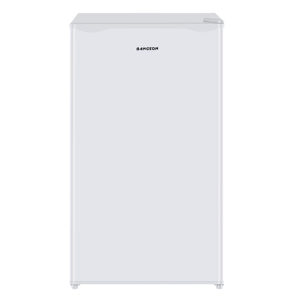 JEREMY CASS 18.7 in. 3.2 cu.ft. Mini Refrigerator in White with Reversible Single Door, Energy Saving, Low Noise