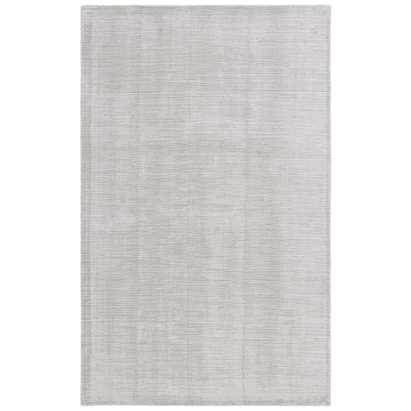 Mirage 3 ft. x 5 ft. Gray Solid Distressed Area Rug