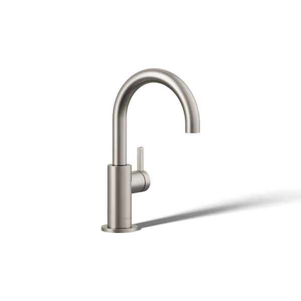 Components 1 Handle Beverage Faucet with 360 Degree Swivel Faucet in Vibrant Stainless