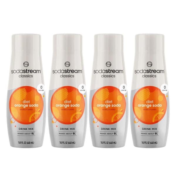 SodaStream 440 ml Diet Orange Soda Mix (Case of 4)