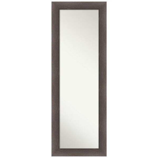 Amanti Art Hardwood Chocolate 18 75 In X 52 Modern Rectangle Full Length Brown Framed On The Door Mirror Dsw5247058 Home Depot Amanti Art Hardwood Chocolate 18 75 In, Long Door Mirror Home Depot
