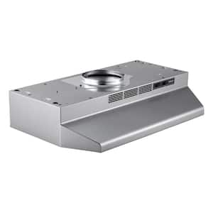 F40000 Series 30 in. Convertible Under Cabinet Range Hood, Stainless Finish with Print Guard, 230 Max Blower CFM