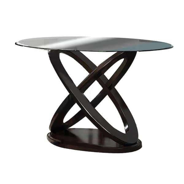 Oval Counter Height Table, Glass Top Counter Height Dining Table