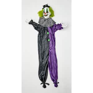 65 in. Lifesize Hanging Animated Clown