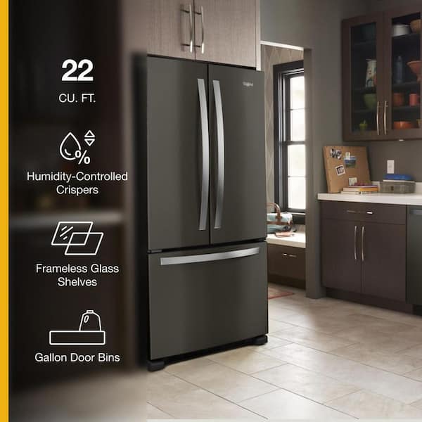 Whirlpool 33 in. 22 cu. ft. Standard Depth French Door