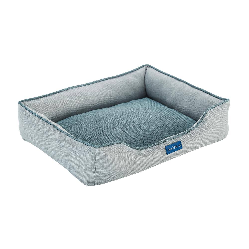 Arthur Small Gray Polyester Outdoor Dog Bed